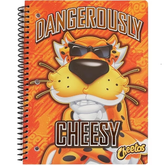 Cheetos Cute One Subject Spiral Notebook College Ruled, 3 Ring Single Subject Spiral for School Fun Cute Notebooks