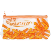 Cheetos Clear Pencil Case with Zipper, Cute Plastic Clear Kids Pencil Case Pouch for School, College