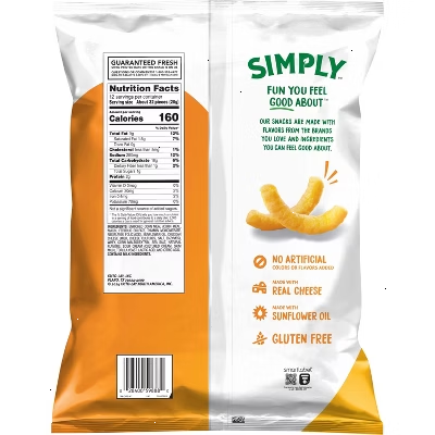 Cheetos Simply Puffs White Cheddar - 12oz