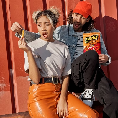 Cheetos Simply NKD No Artificial Flavors Crunchy Flamin' Hot Chips - 8.5oz