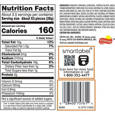 Cheetos minis Cheddar Jalapeno Chips - 3.625oz