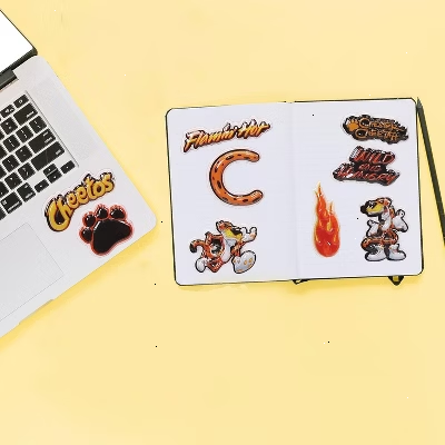 Cheetos Fun Stickers for Kids Classroom, Cute Puffy Stickers for Girls, Boys and Teens, Cool Decal Stickers, Party Favors