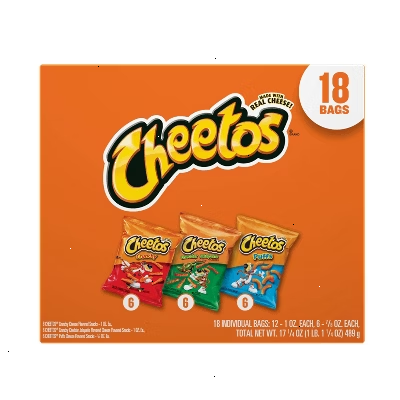 Cheetos Variety Pack Chips - 17.25oz/18ct