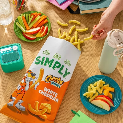 Cheetos Simply White Cheddar Puffs Snacks - 6oz