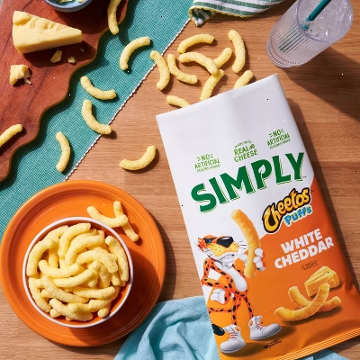Cheetos Simply Puffs White Cheddar - 12oz