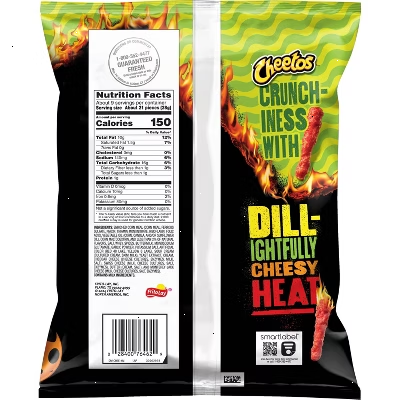 Cheetos Flamin' Hot Dill Pickle Chips - 8.5oz