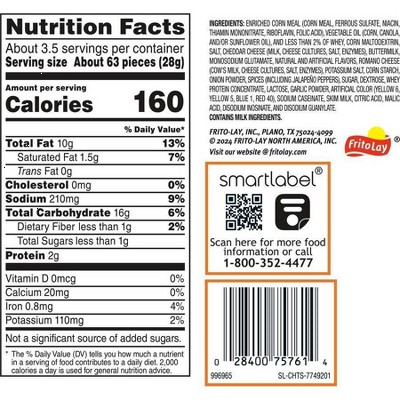 Cheetos minis Cheddar Jalapeno Chips - 3.625oz