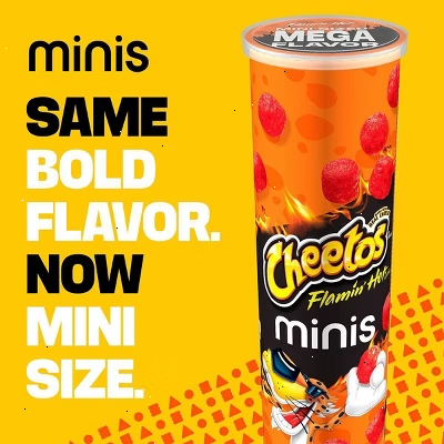 Cheetos Cheese Flavored Snacks Flamin' Hot Minis - 1.5oz