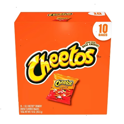 Cheetos Crunchy Cheese Flavored Snacks - 10oz/10ct
