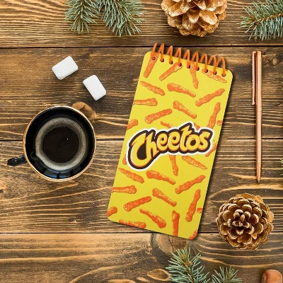 Cheetos Cute Spiral Small Notebook Pocket Size Notepad, College Ruled Memo Pads for Home, Office, College and School 6.5"x3.5"