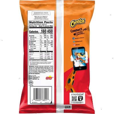 Cheetos Crunchy Cheese Flavored Snacks - 2.875oz