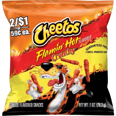 Cheetos Snack Pack Flamin' Hot Cheese Flavored Snacks Multipack- 10ct/10oz