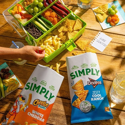 Cheetos Simply White Cheddar Puffs Snacks - 6oz