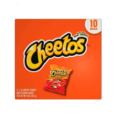 Cheetos Crunchy Cheese Flavored Snacks - 10oz/10ct